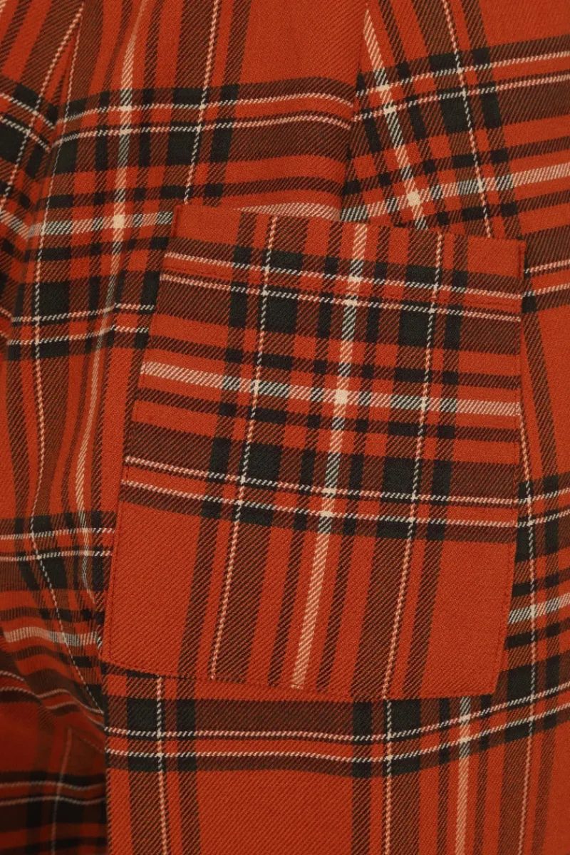 Hell Bunny Tawny Trousers Brown Outlet