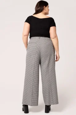 Hell Bunny Teddy Trousers Black/White Outlet