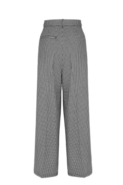 Hell Bunny Teddy Trousers Black/White Outlet