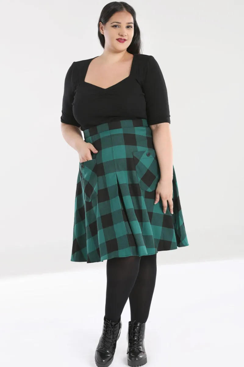 Hell Bunny Teen Spirit Mid Skirt Clearance