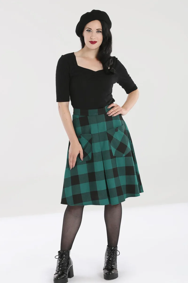 Hell Bunny Teen Spirit Mid Skirt Clearance