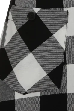 Hell Bunny Teen Spirit Mid Skirt Black-White Online