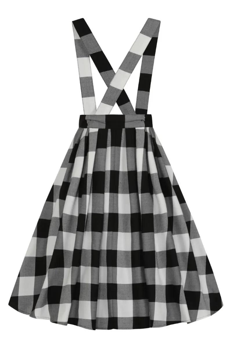 Hell Bunny Teen Spirit Pinafore Skirt Clearance