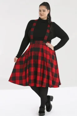 Hell Bunny Teen Spirit Pinafore Skirt Clearance
