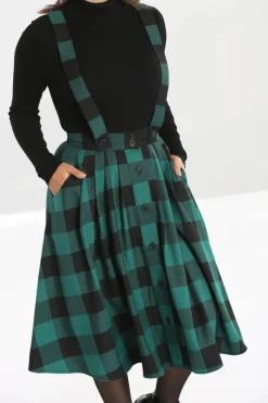 Hell Bunny Teen Spirit Pinafore Skirt Clearance