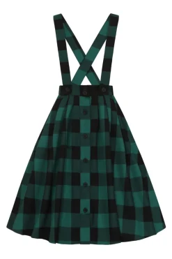 Hell Bunny Teen Spirit Pinafore Skirt Clearance