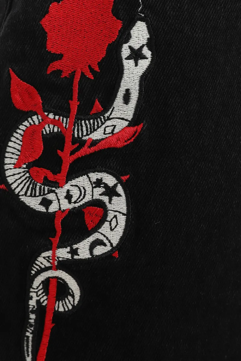 Hell Bunny Temptation Shorts Black Outlet