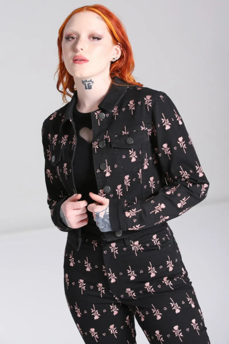 Hell Bunny The Lover Jacket Black Hot