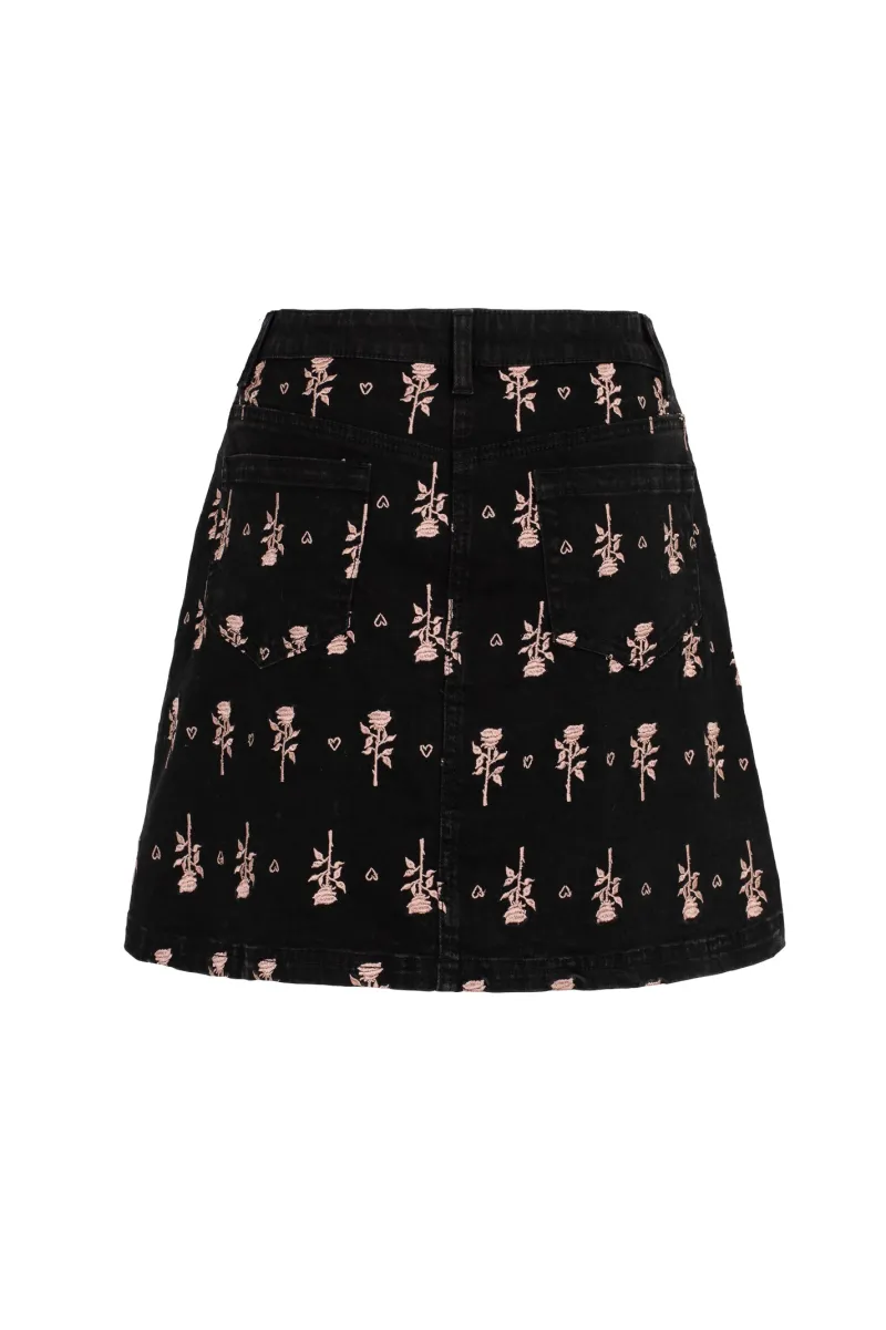 Hell Bunny The Lover Skirt Black Outlet