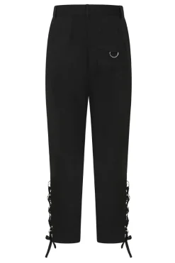 Hell Bunny Tifa Trousers Black Outlet