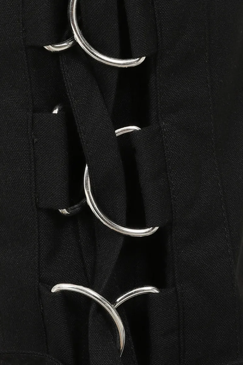 Hell Bunny Tifa Trousers Black Outlet