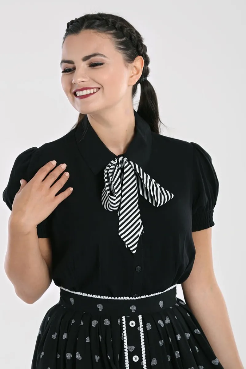 Hell Bunny Tina Blouse New