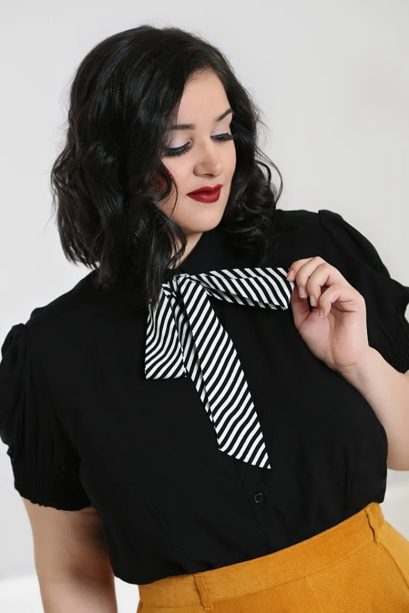 Hell Bunny Tina Blouse New