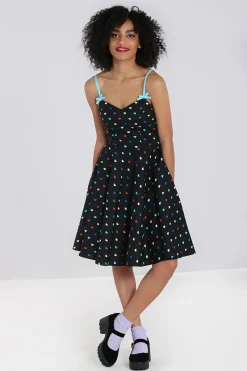 Hell Bunny True Love Mid Dress Black