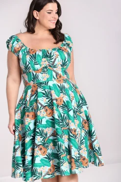Hell Bunny Ukulele Dress Blue Sale
