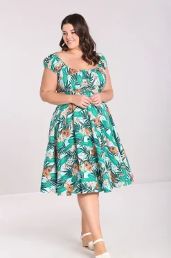 Hell Bunny Ukulele Dress Blue Sale