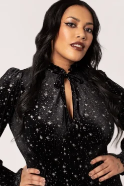 Hell Bunny Vela Dress Black Sale