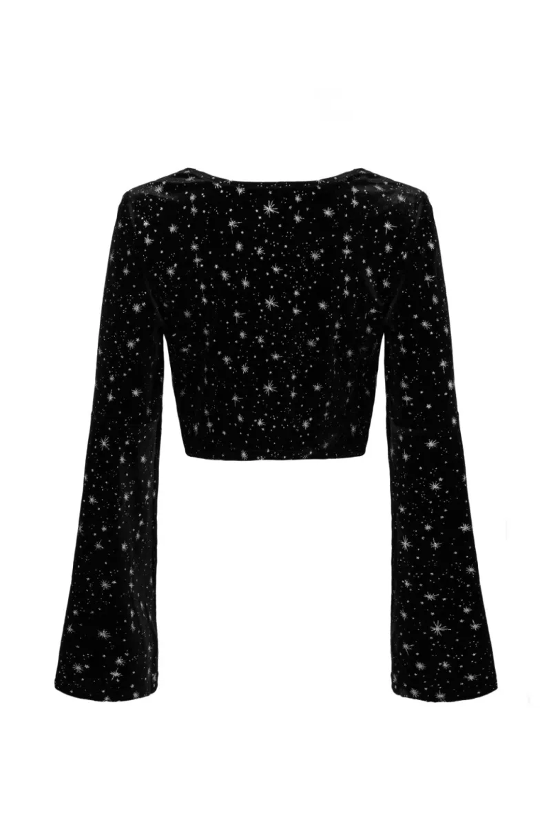 Hell Bunny Vela Top Black