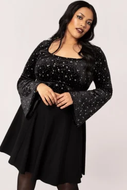 Hell Bunny Vela Top Black