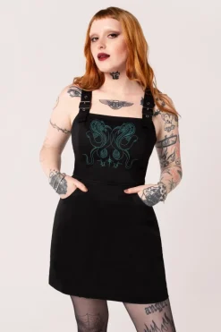 Hell Bunny Venom Mini Dress Black Discount
