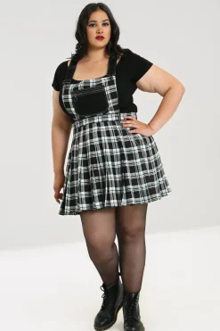 Hell Bunny Vernon Pinafore Dress Outlet