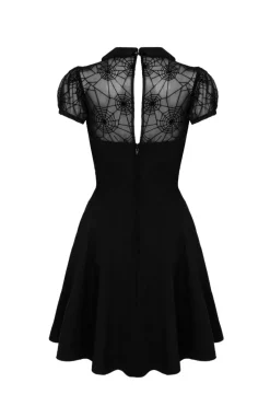Hell Bunny Viola Dress Black New