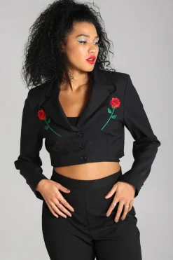 Hell Bunny Viva Maria Blazer Black