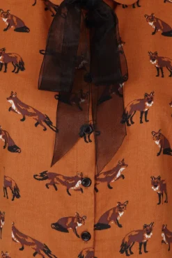 Hell Bunny Vixey Blouse New