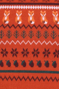 Hell Bunny Vixey Jumper Brown Clearance