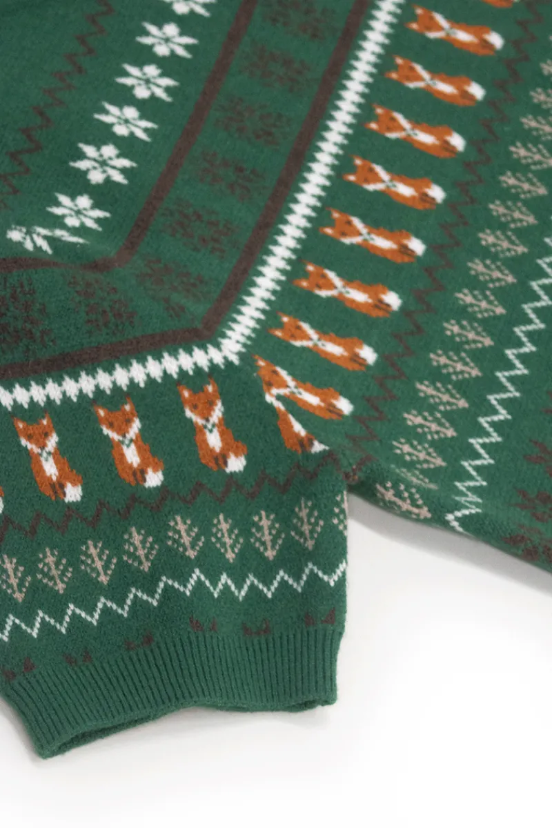 Hell Bunny Vixey Jumper Green Discount