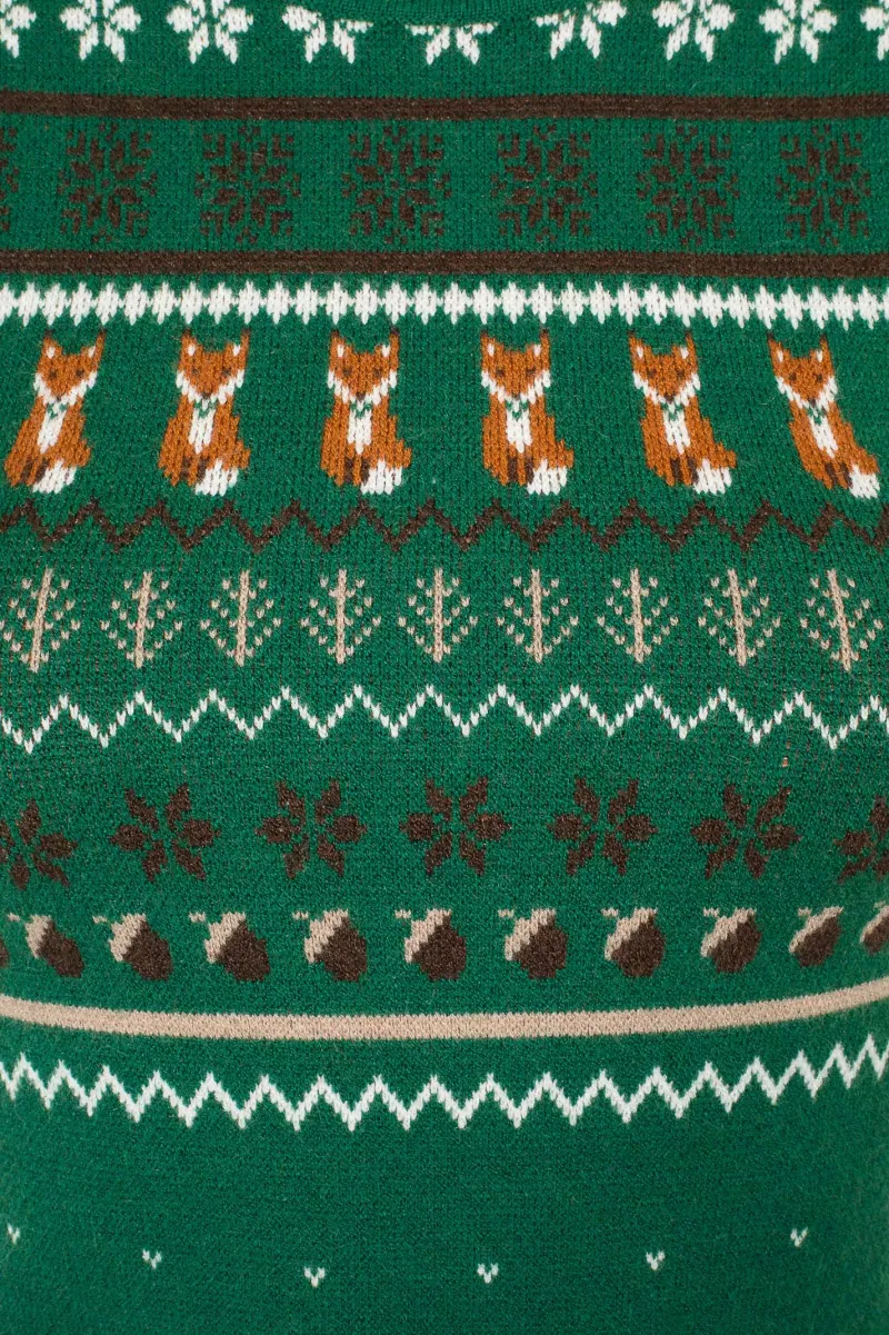 Hell Bunny Vixey Jumper Green Discount