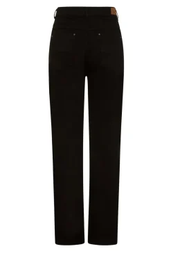 Hell Bunny Weston Denim Trousers Black Hot