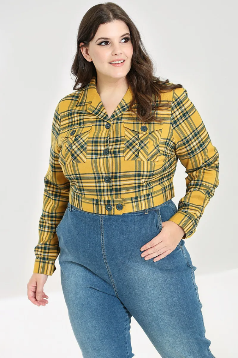 Hell Bunny Wither Jacket Mustard Best