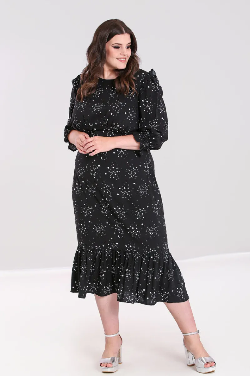 Hell Bunny Zodiac Maxi Dress Black Best
