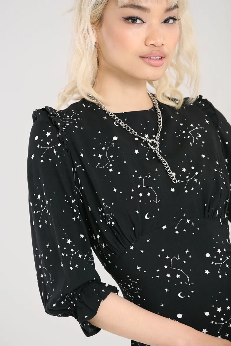 Hell Bunny Zodiac Maxi Dress Black Best