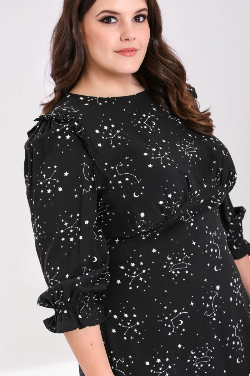 Hell Bunny Zodiac Maxi Dress Black Best