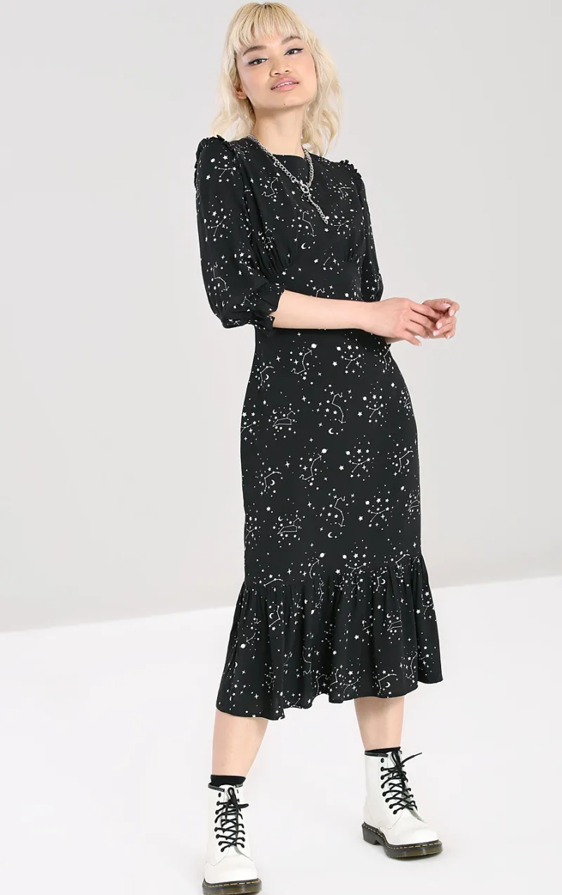 Hell Bunny Zodiac Maxi Dress Black Best