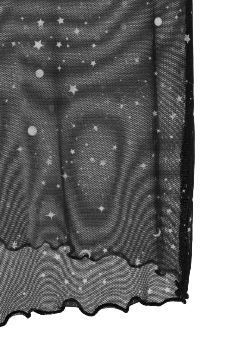 Hell Bunny Zodiac Mesh Skirt Black Online