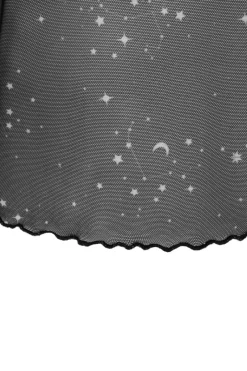 Hell Bunny Zodiac Mesh Top Black Online