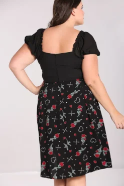 Hell Bunny Zoey Skirt Black Sale