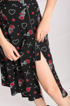 Hell Bunny Zoey Skirt Black Sale