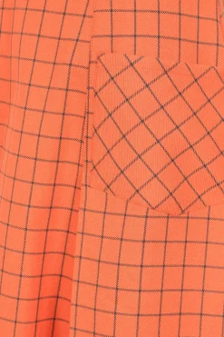 Hell Bunny Zora Skirt Orange New