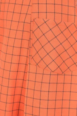 Hell Bunny Zora Skirt Orange New